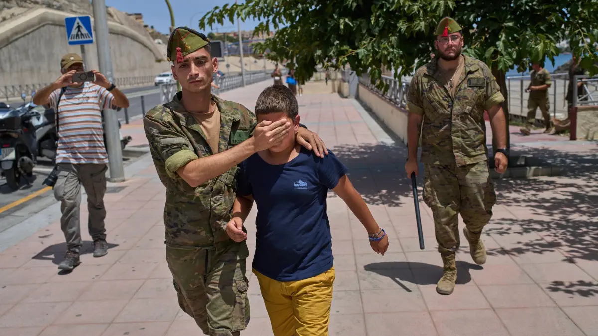 Migranten in Spanien - Ceuta