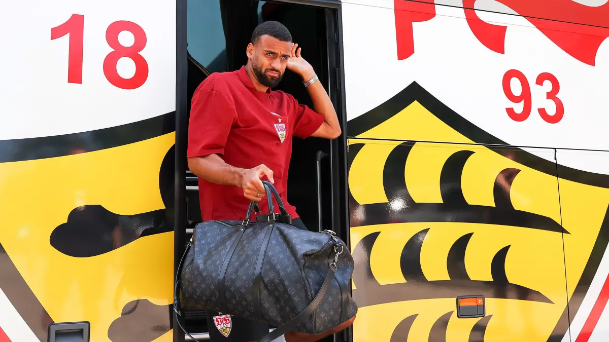 Fußball VfB Stuttgart Trainingslager: BAU // 03.08.2026, Deutschland, Grassau, Fußball Bundesliga, Saison 2026/2027, Trainingslager VfB Stuttgart, Josha Vagnoman