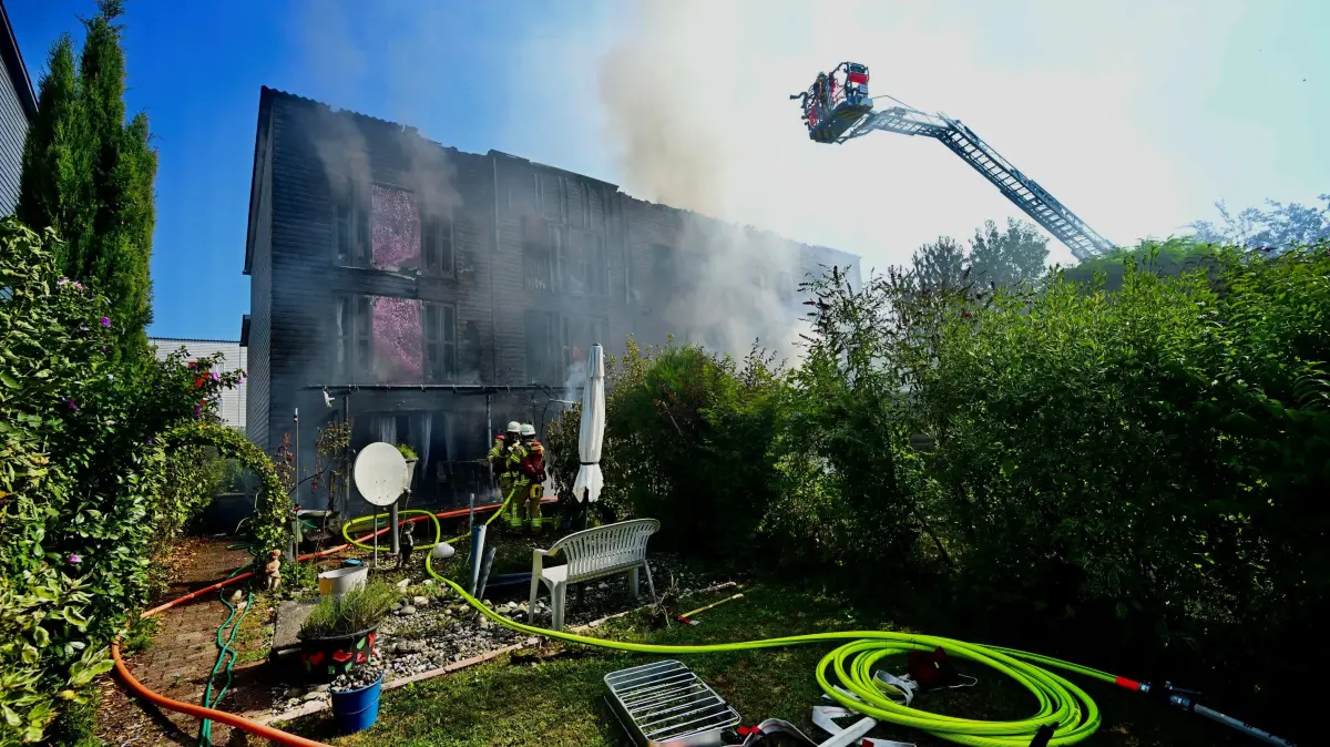 Göppingen Feuer Brand Bürgerhölzle Pearl-S.-Buck-Straße