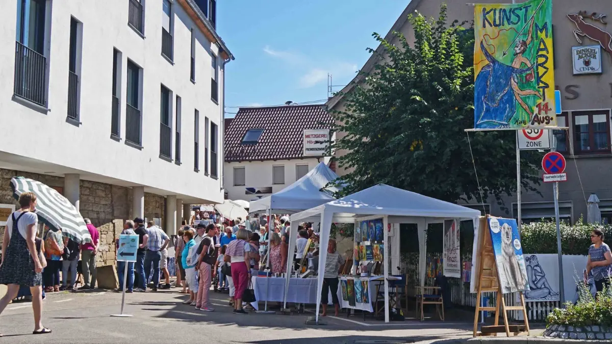 Kunstmarkt in Leonberg-Höfingen