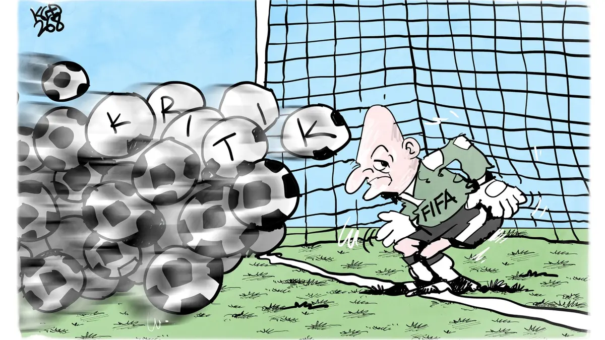 5. August 2026 (Kostas): Kritik an Infantino.