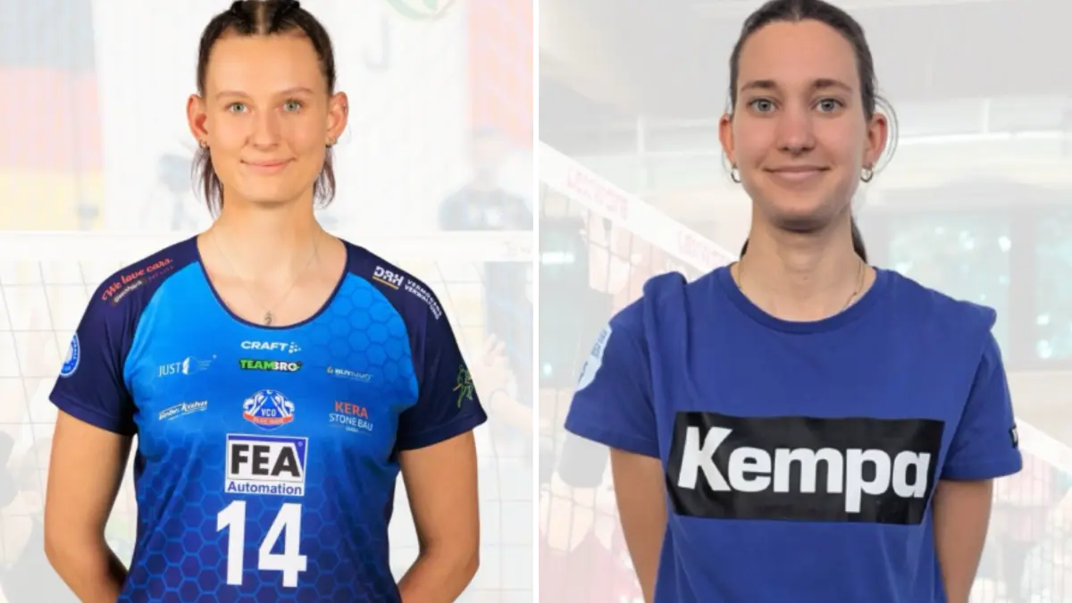 Blaubären TSV Flacht, Volleyball, Bundesliga, Anni Tändler (li.), Annika Dilzer