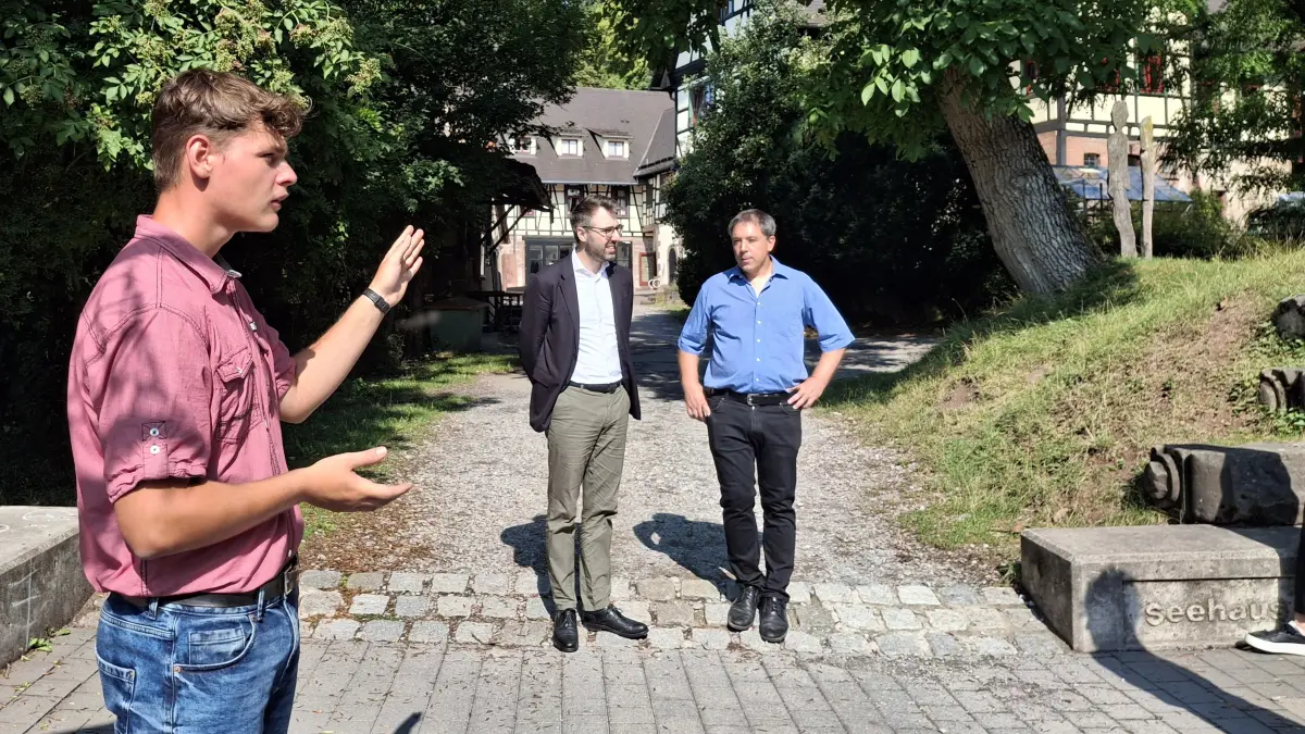 Seehaus Leonberg mit Justizminister Moritz Oppelt