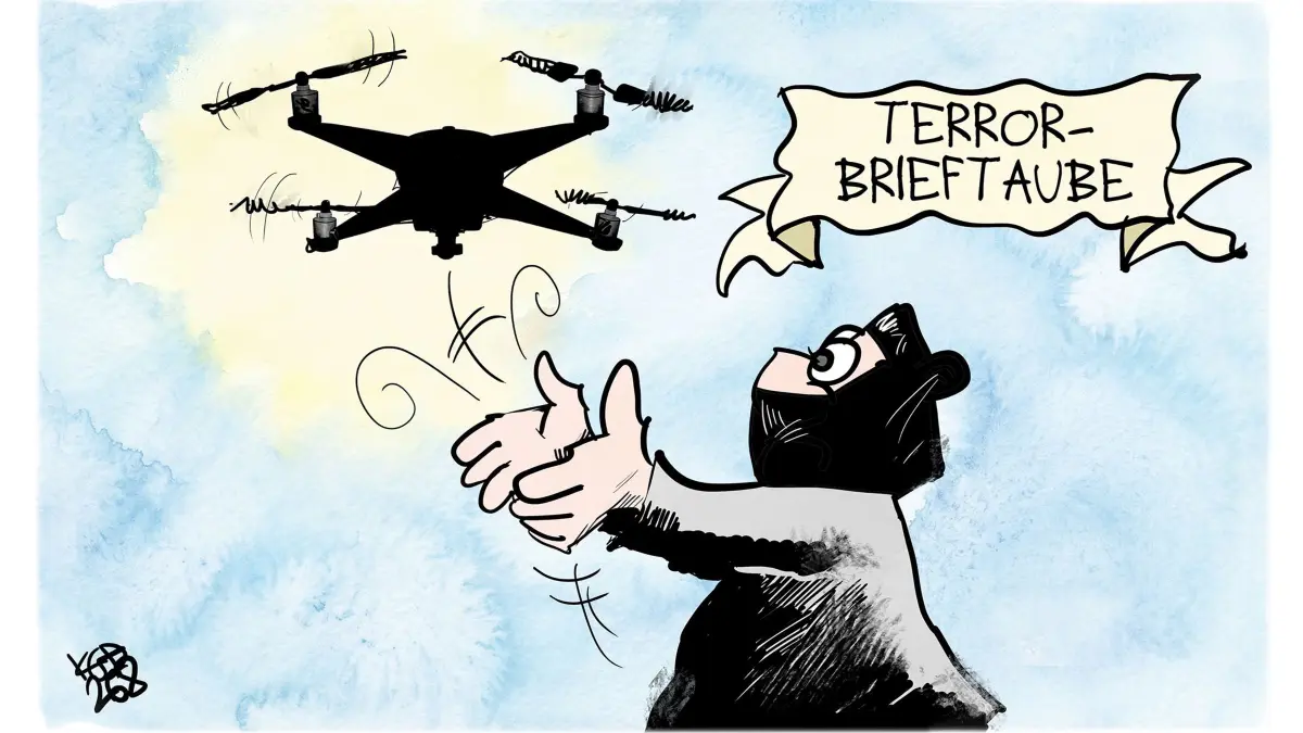 6. August 2026 (Kostas): Terrorbrieftaube.