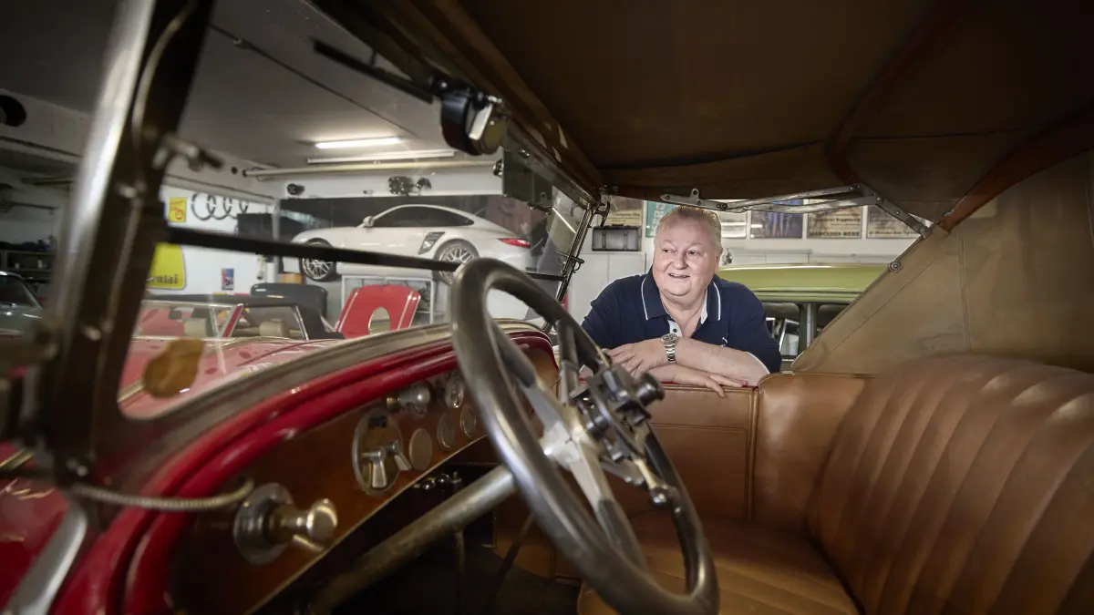 KEINEN AUSSCHNITT MACHEN Oldtimer von Martin Mutter. : KEINEN AUSSCHNITT MACHEN
Waiblingen, DEU, 07.08.2026
Oldtimer von Martin Mutter.
No model release. Kein Einverständnis für Werbung, keine Weitergabe an Dritte.
Abgebildete Personen haben der Veröffentlichung in der STZN zugestimmt.