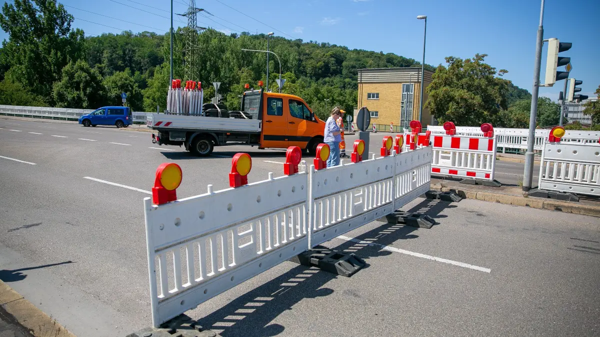 foto: Roberto Bulgrin
07. 08. 2026
Esslingen, Sperrung der Adenauerbruecke