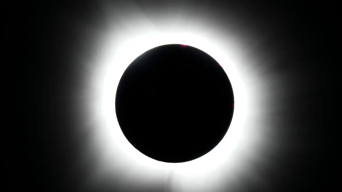 Totale Sonnenfinsternis 2024 in Texas