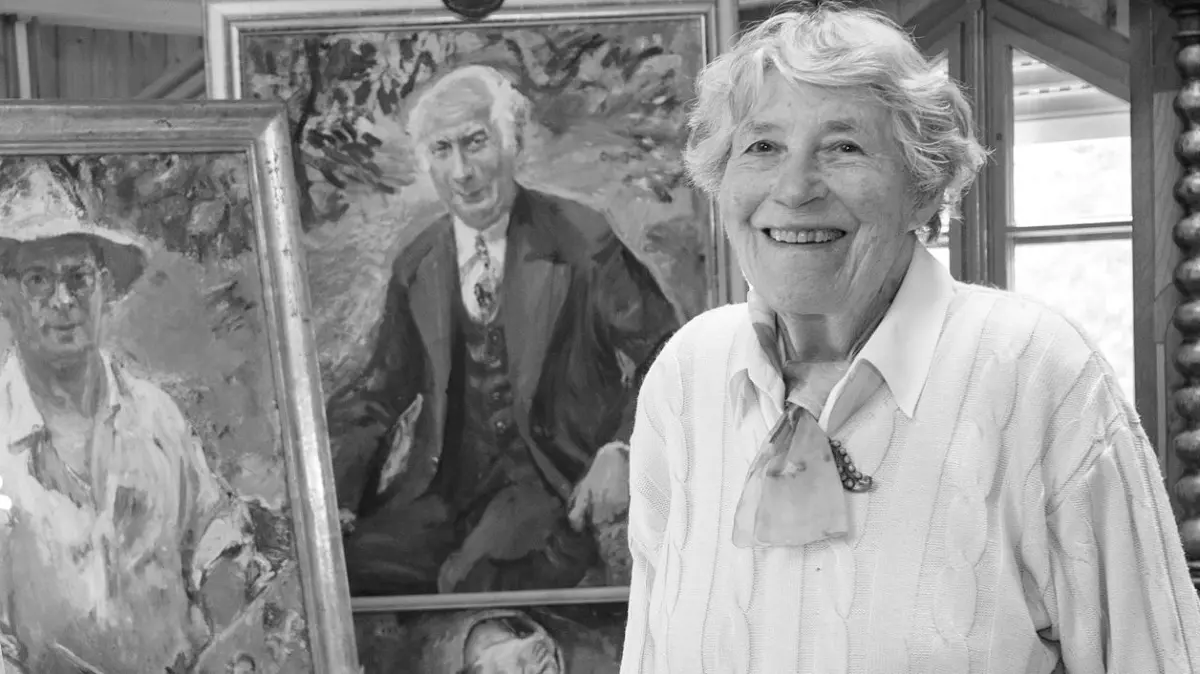 Böblingen, Serie: Wie wir wohnen. 100 Jahre Villa Steisslinger am Tannenberg. Frederica Steisslinger erzählt und zeigt das Atelier von Fritz Steisslinger.