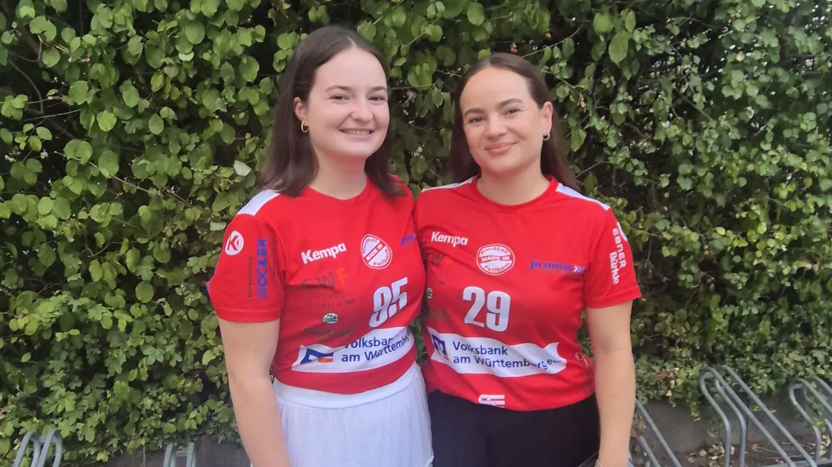 SV Fellbach, Handball, Schwestern, Nele (links) und Kim Göbbel