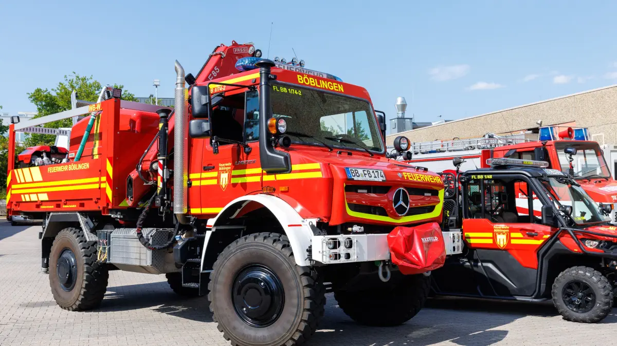 Böblingen, Feuerwehr, Unimog, Spezialfahrzeuge, löschen, Geländefahrzeug,
