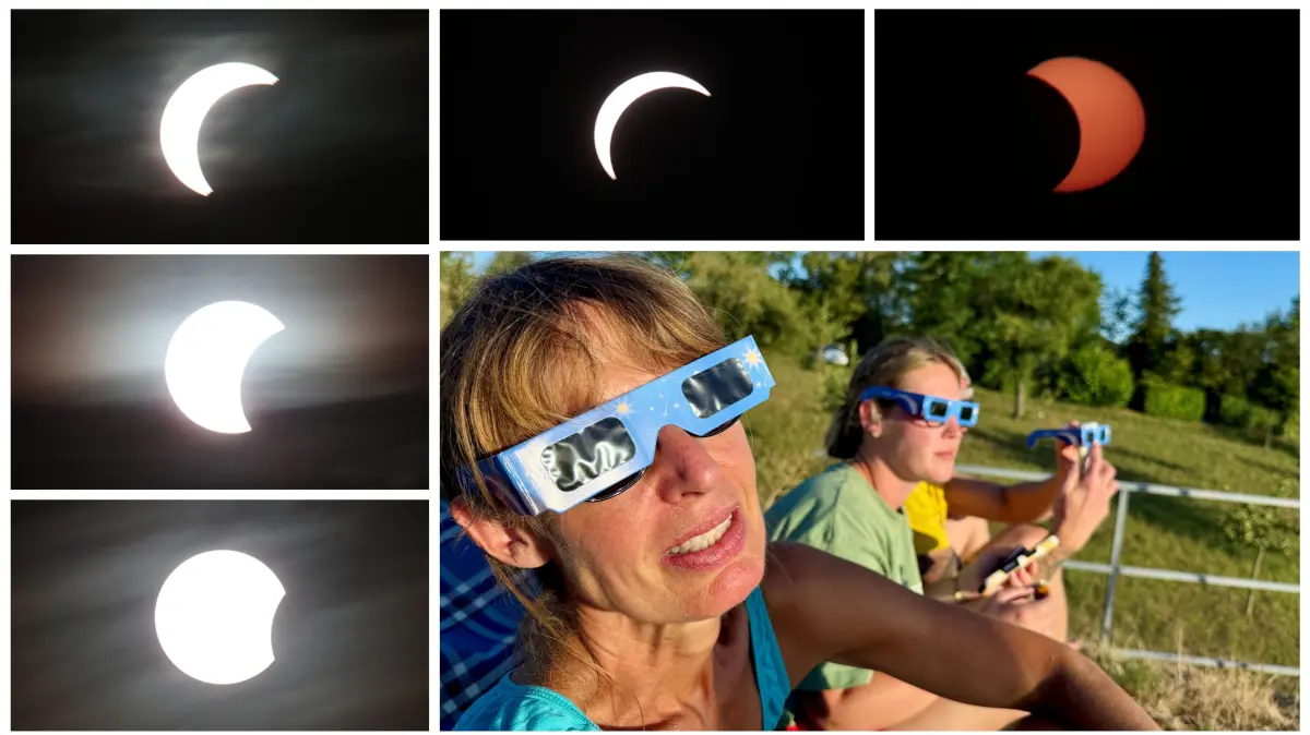 Sonnenfinsternis in Auenwald, Rems-Murr-Kreis