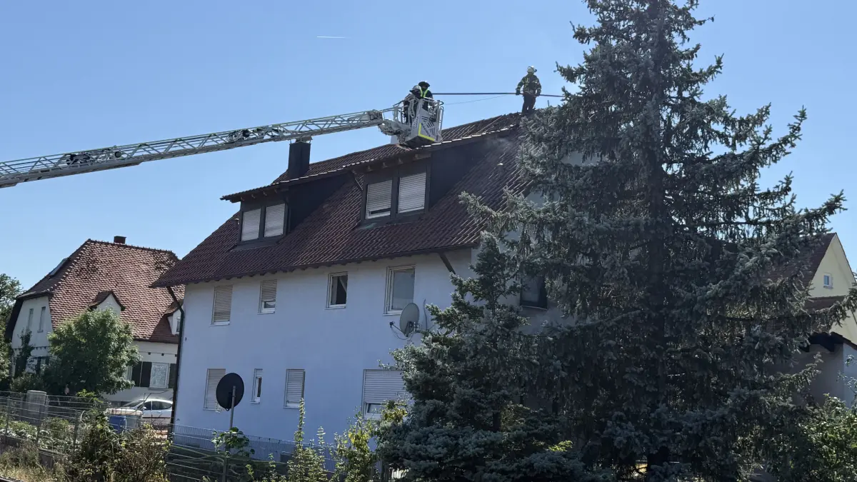 Die Feuerwehr konnte den Brand löschen.