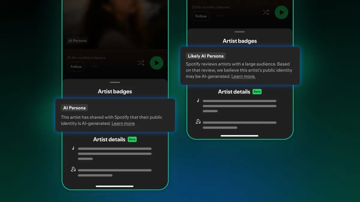 So sieht die KI-Kennzeichnung in der App aus.