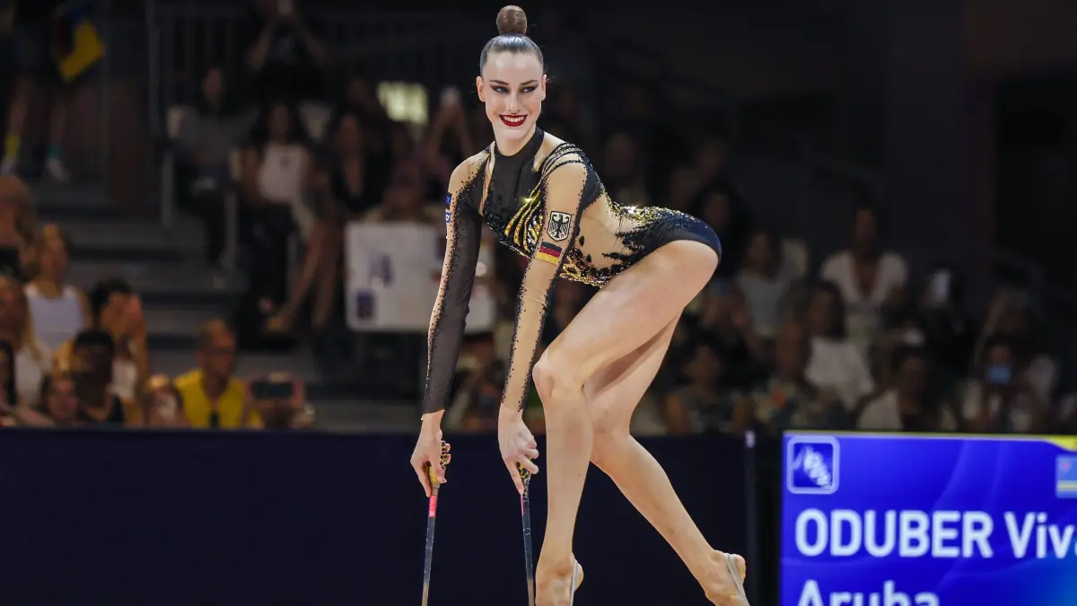 Darja Varfolomeev qualifizierte sich als Beste für das Mehrkampf-Finale.