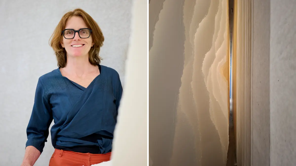Angela Glajcar ist Papierbildhauerin