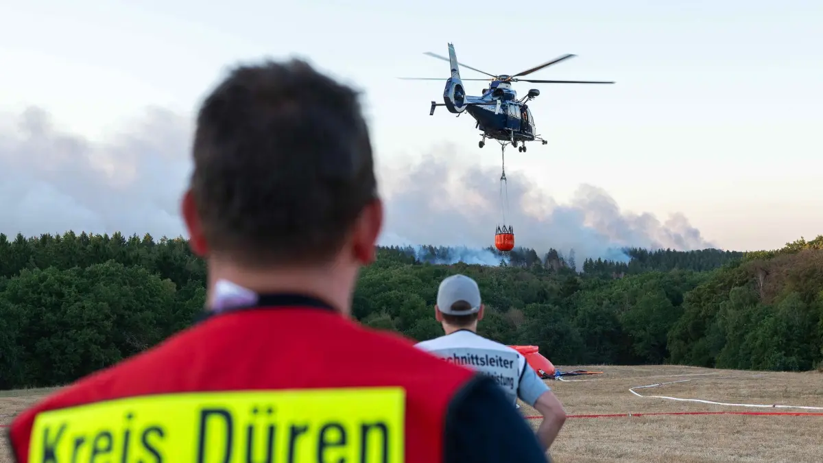 Waldbrand im Hürtgenwald