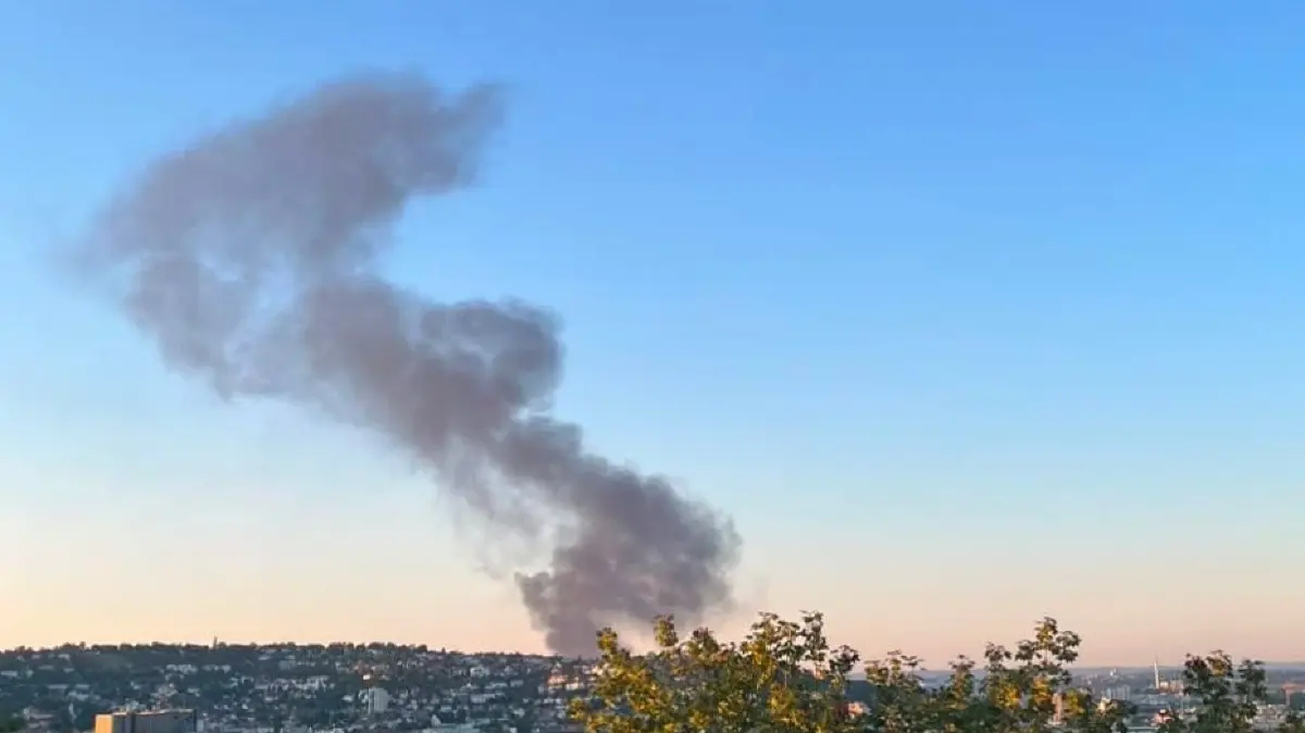 Brand in Stuttgart-Rot