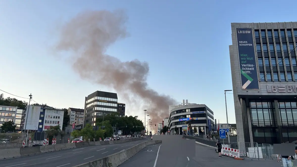 Brand in Stuttgart-Rot