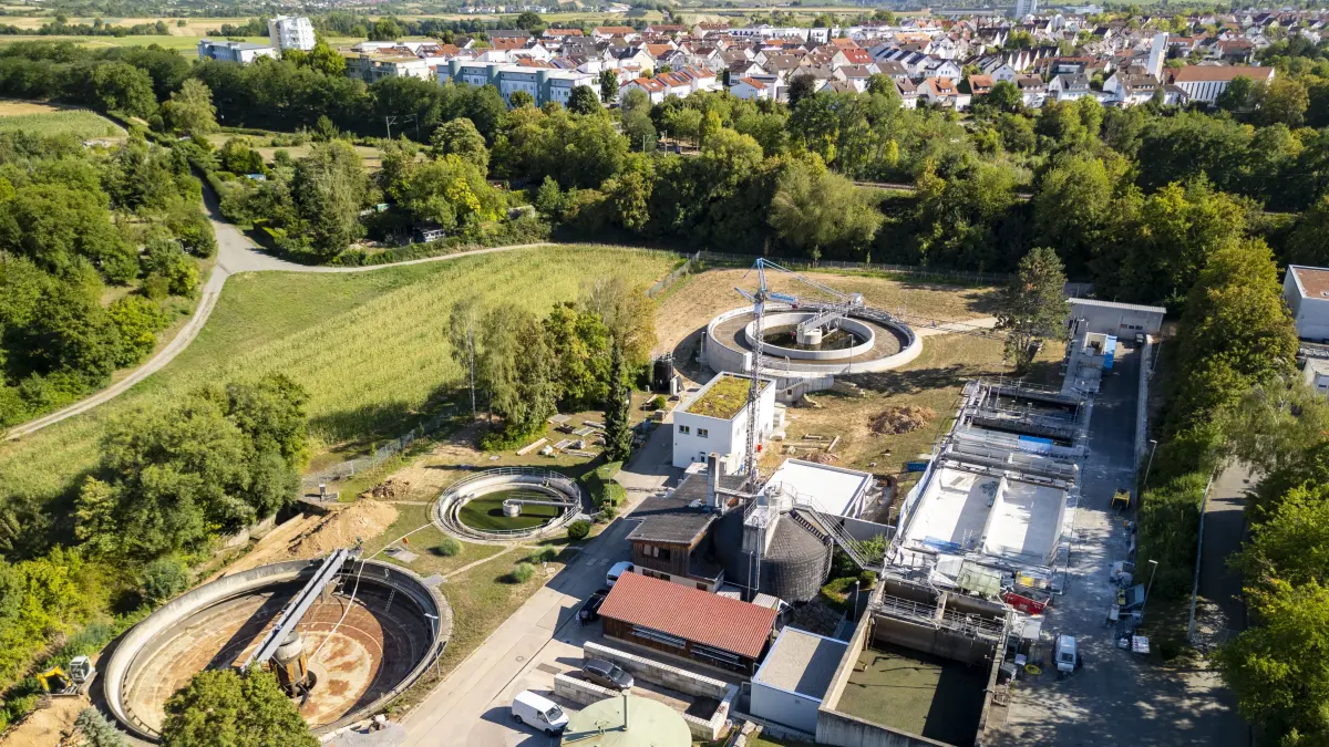 Kläranlage Krättenbach Gemeinde Kernen im Remstal