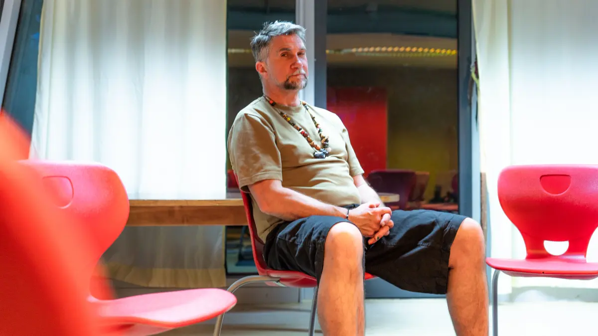 Terje Lange leitet die Männergruppe, die sich regelmäßig im Jugendhaus in Degerloch trifft.
