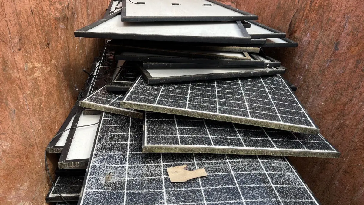 Süßen PV Anlage nach Brand