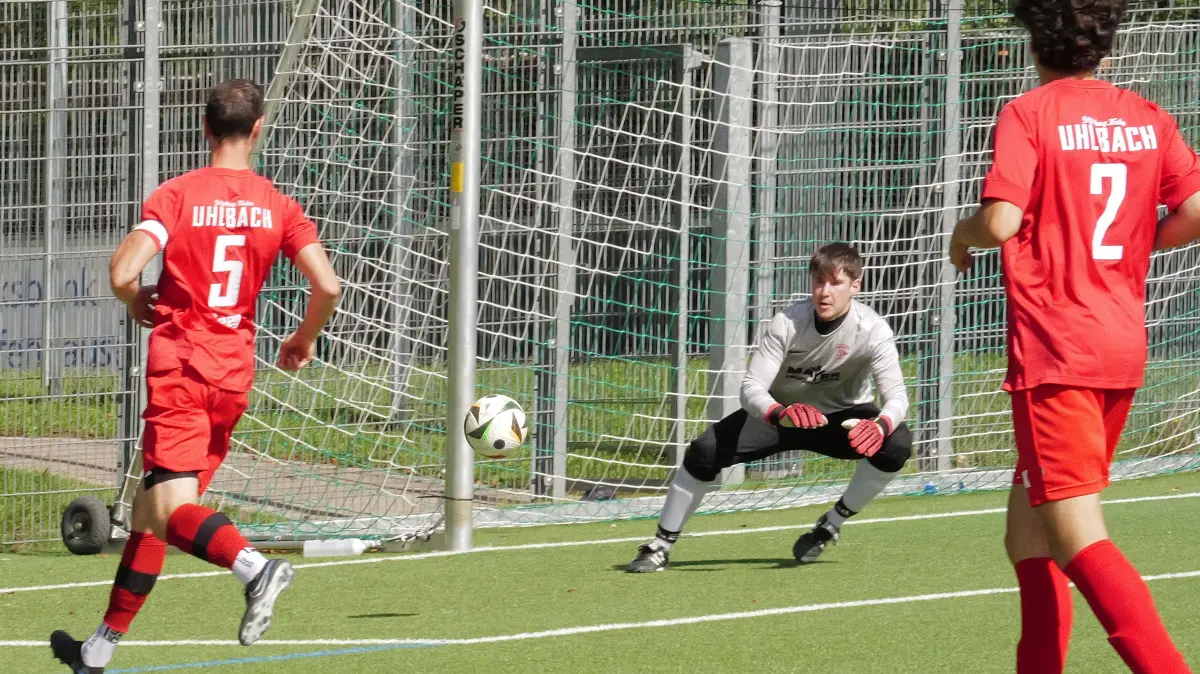 Fußball, Fussball, Kreisliga A1, OFK Beograd Stuttgart - TSV Uhlbach
Nr.31 (U): Lars Niemann - grau/schwarz
Fotograf: Günter E. Bergmann - Photography
Aufnahmedatum: 31.08.2025