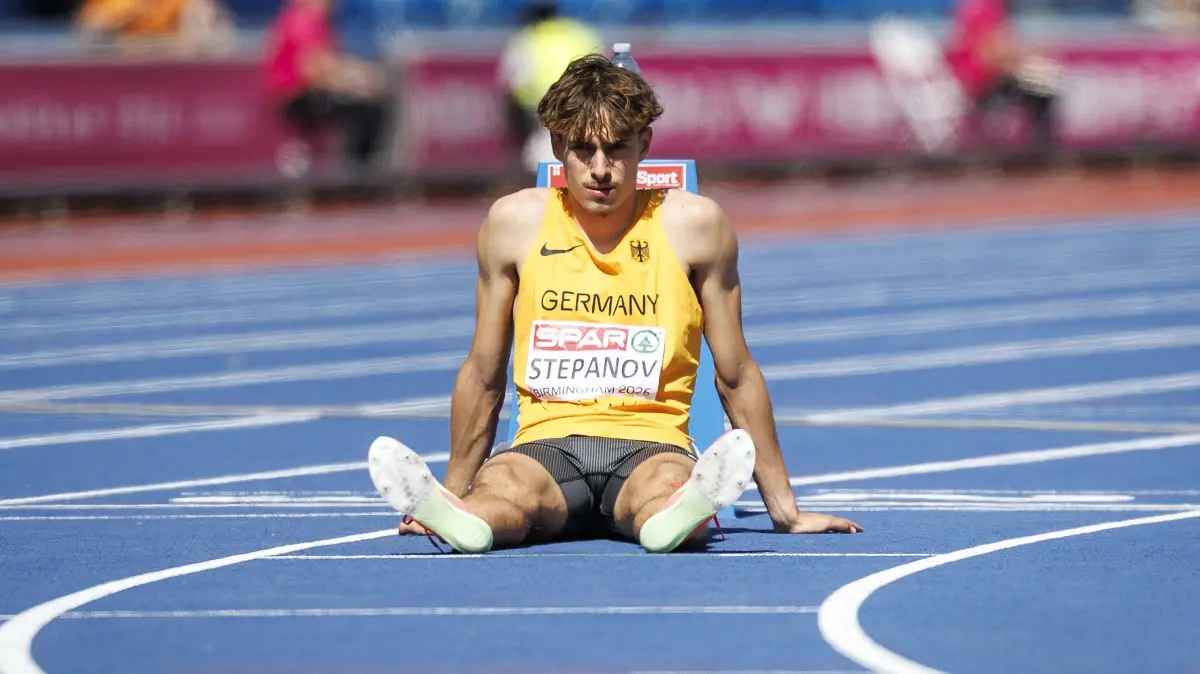 BIRMINGHAM, GREAT BRITAIN - AUGUST 12, 2026: Alexander STEPANOV GER / Germany competing in the 800m semis during the European Athletics Championships at Alexander Stadium on August 12, 2026 in Birmingham, Great Britain. Great Britain Copyright: xAxelxKohringx