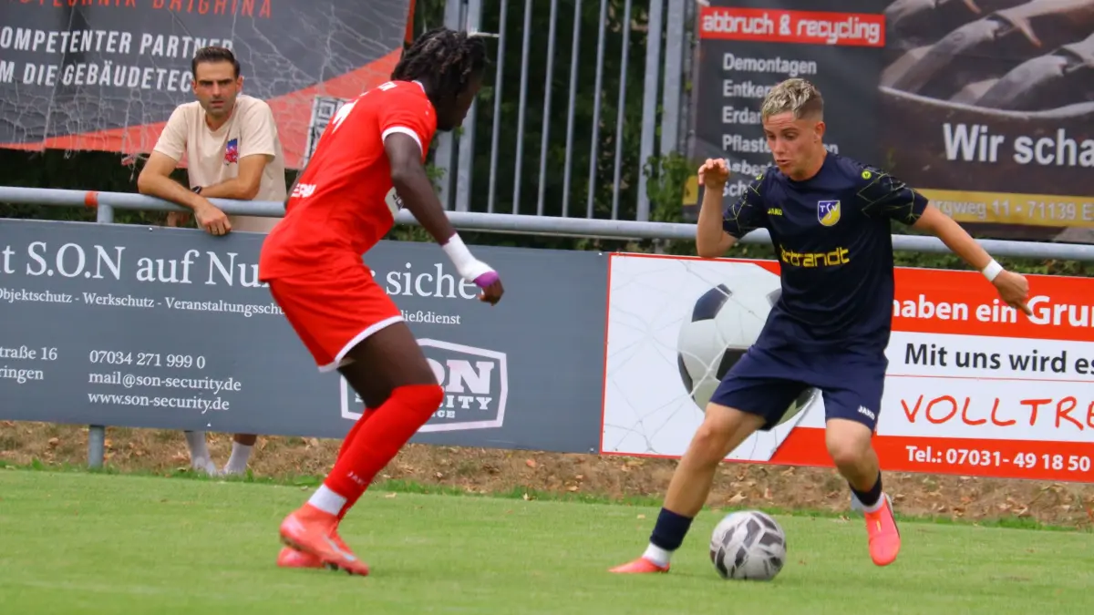 Tino Dannecker vom TSV Ehningen überzeugte im ersten Verbandsligaspiel mit zwei Torvorlagen