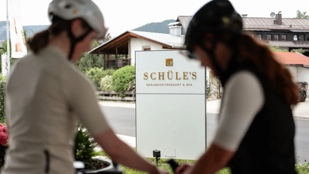 Das Hotel ist der ideale Ausgangspunkt für die schönsten Fahrradtouren rund um Oberstdorf.