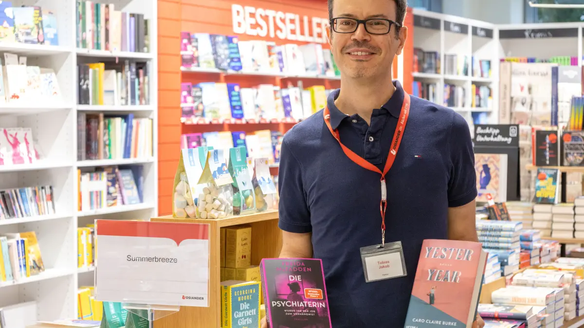 Serie Sommerlektüre Sommerbuch Buchhandel Buchhandlung Osiander Tobias Jakob