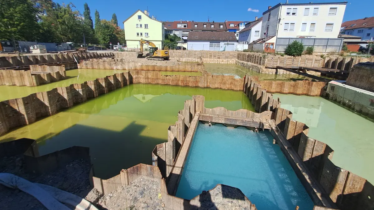 Baugruben Hofener Straße Bad Cannstatt