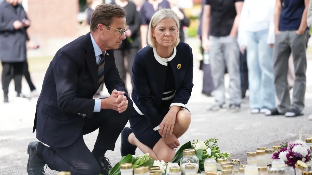 Schwert-Attacke in Schweden