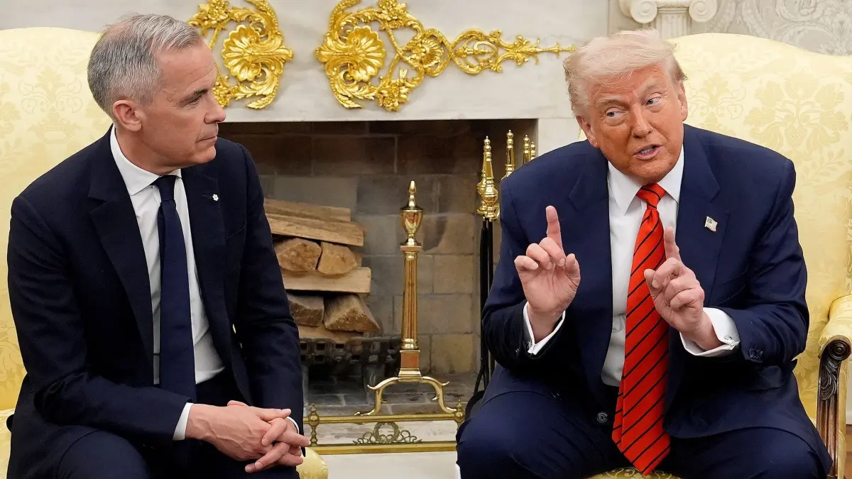 Kanadas Premierminister Mark Carney trifft US-Präsident Trump
