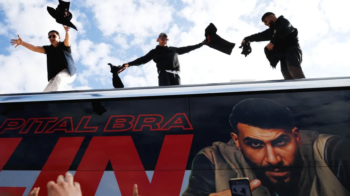 Konzert von Rapper Capital Bra und Samra