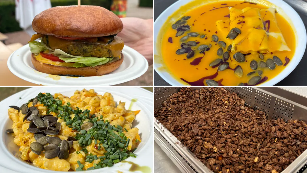 In der weltgrößten Kürbisausstellung in Ludwigsburg dreht sich kulinarisch alles um die größte Beere der Welt - den Kürbis.