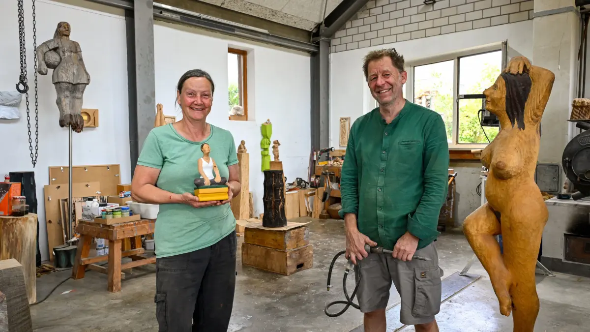 Künstlerehepaar Uli Gsell und Birgit Rehfeldt feiern 25 Jahre Atelier in Kemnat