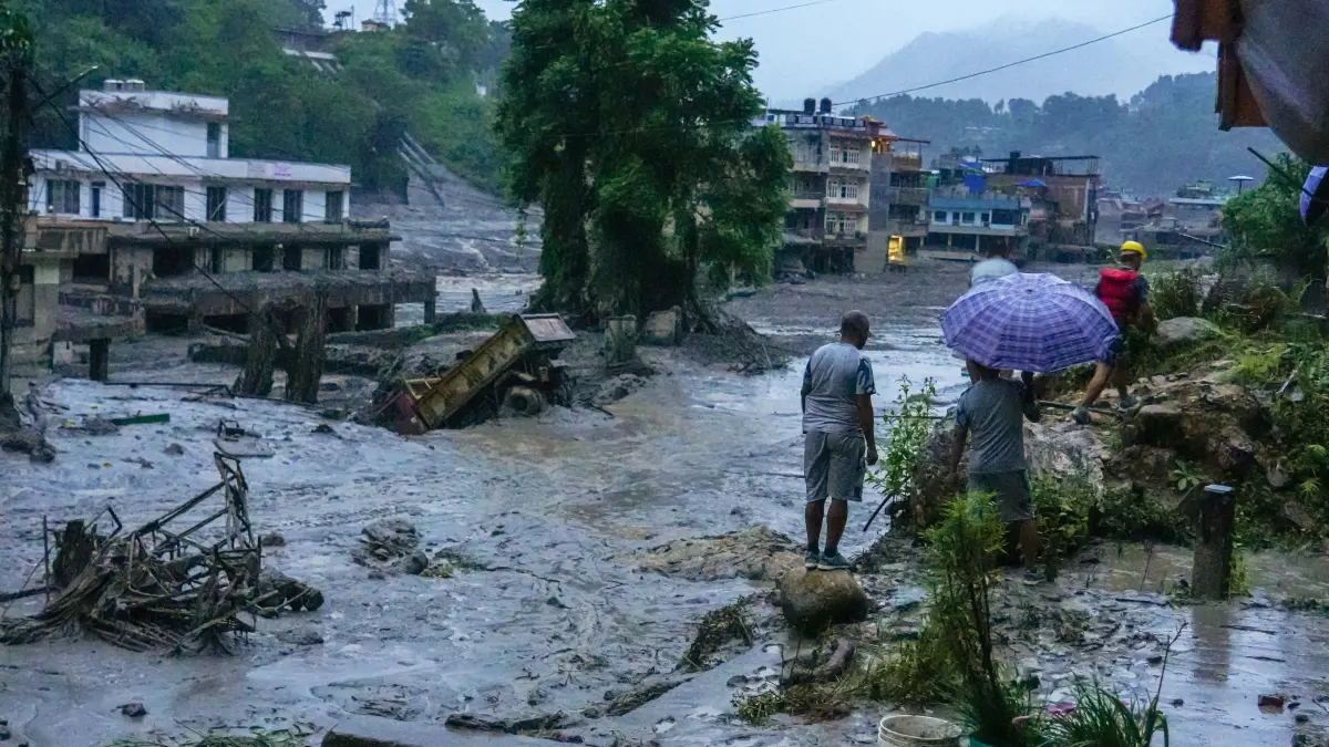 Bhotekoshi Floods Damage Homes and Infrastructure in Nuwakot Nepal: Bhotekoshi Floods Damage Homes and Infrastructure in Nuwakot Nepal Kathmandu, Nepal - August 26, 2026: Flooding in the Bhotekoshi River has affected low-lying areas along the riverbanks and nearby residences in Nuwakot, Nepal. The flooding caused widespread damage to homes, roads, bridges, and other infrastructure in the area, while several people remain missing and the number of casualties is still being assessed. Photo by AP Tolang/Nexpher Images Nuwakot bagmati
