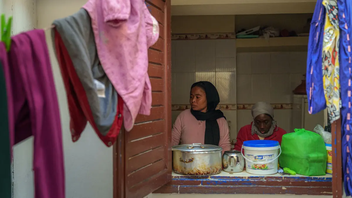 Ein Blick in die Küche von "Maison Baobab" in Rabat.