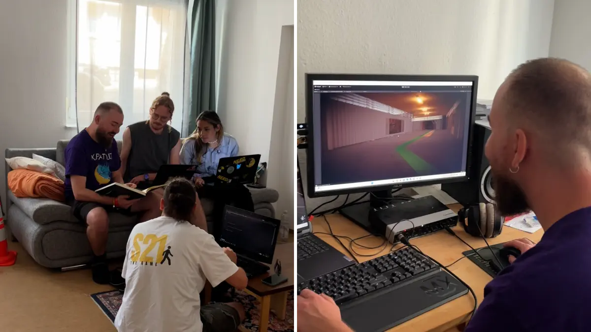 Zu Besuch bei den Entwicklern von "S21" in Stuttgart-Ost.