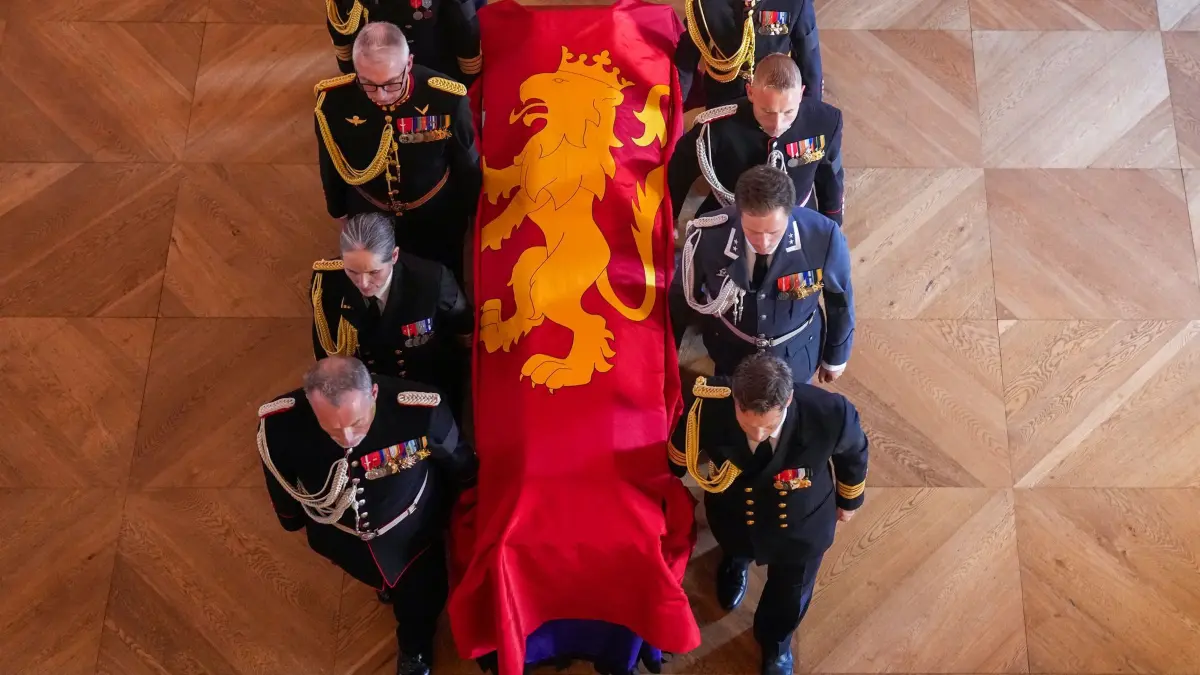 Nach dem Tod von König Harald