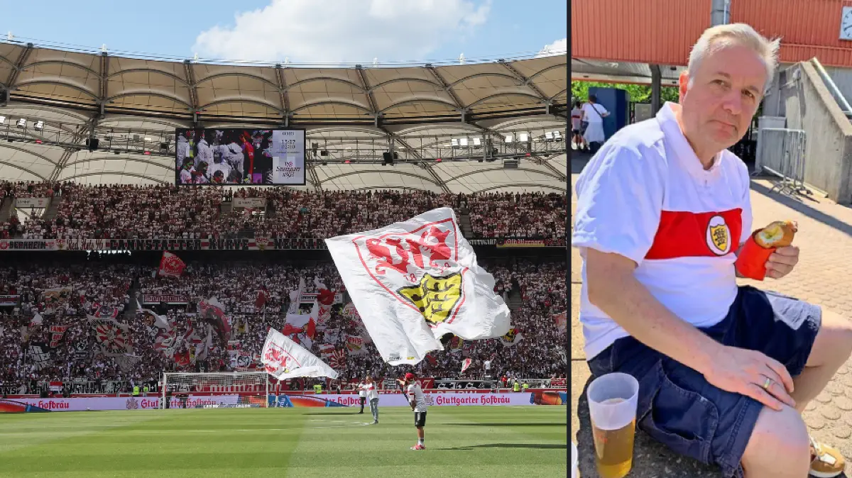 Gehören für Joannis Malathounis zum Stadionbesuch: Bier und Wurst.