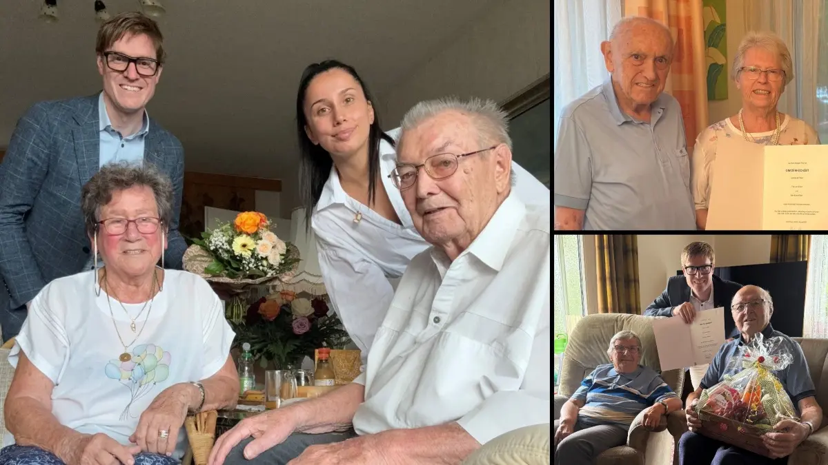 Dreimal Gnadenhochzeit in Sindelfingen