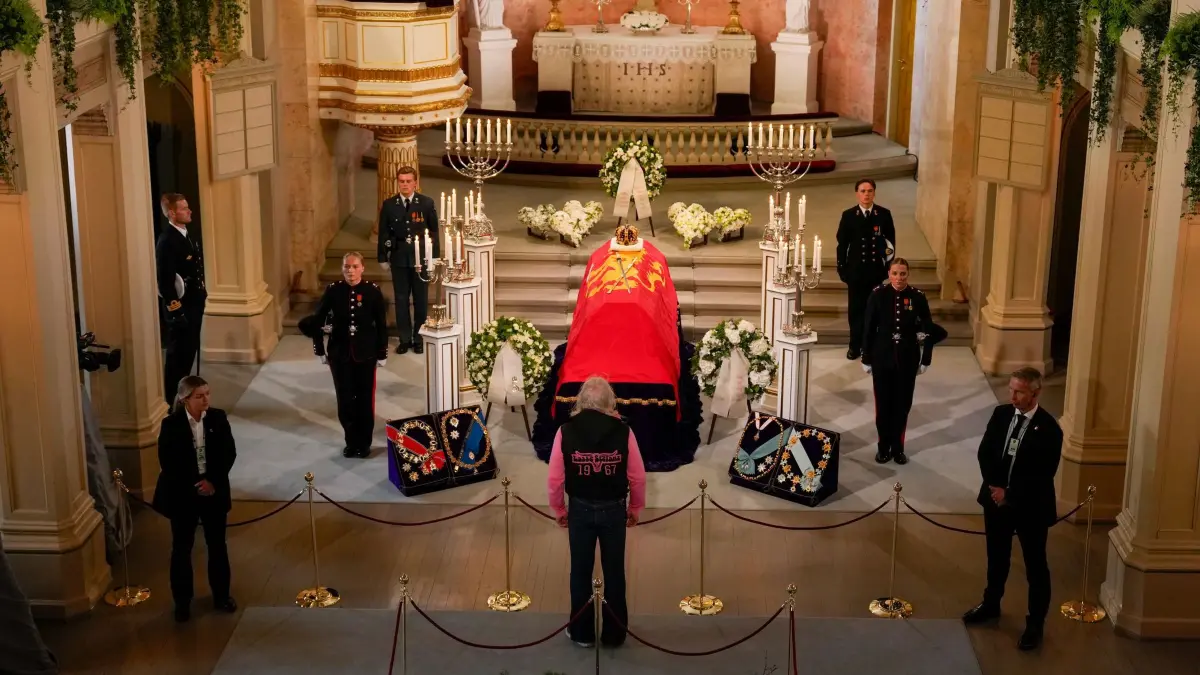 Nach dem Tod von König Harald