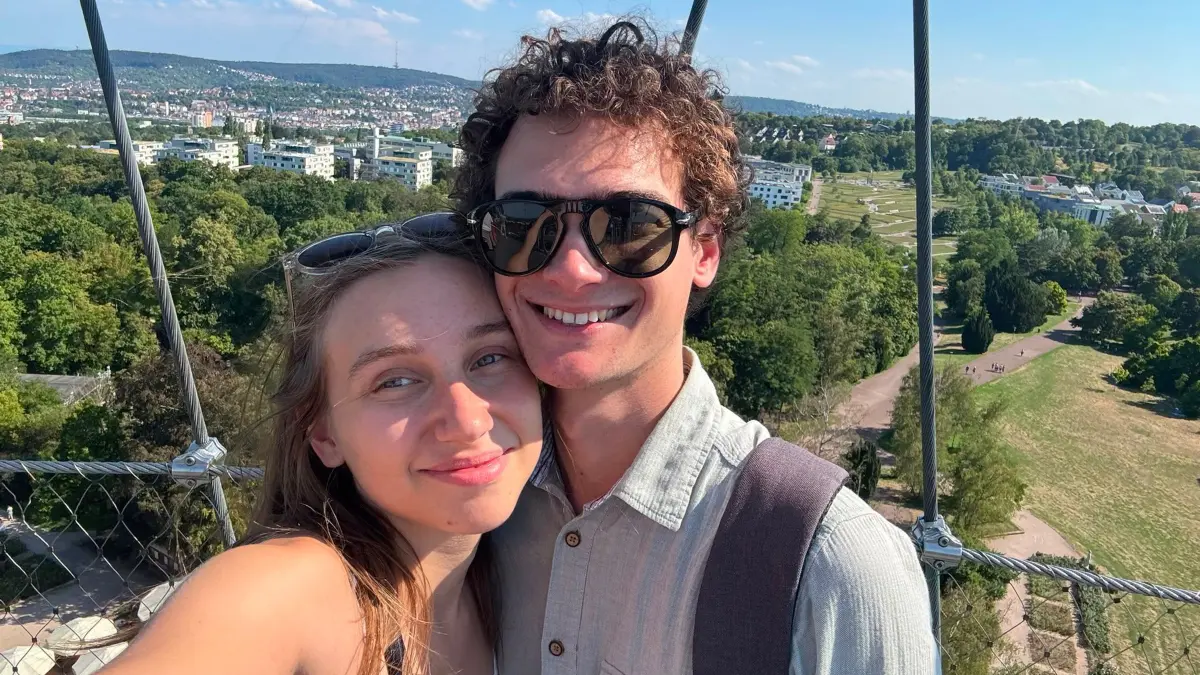 Kim Wendland 22 und Ricardo 25 haben sich im Auslandsemester in Belgien kennengelernt.