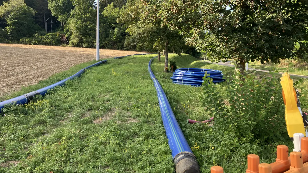 Neue Wasserleitung zwischen Gärtringen und Deufringen