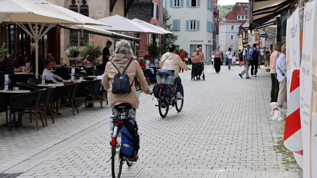 Esslingen, Innere Brücke, Fahrrad Fahrer
01.09.2026 Foto: Pressefoto Rudel/Robin Rudel