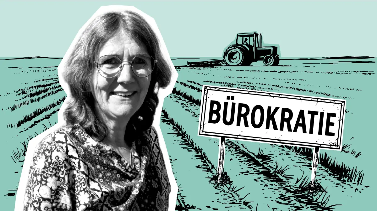 Vertrauensperson Andrea Bauer hilft im Rahmen des landesweiten Projekts "InVerantwortung" Landwirten in Not.