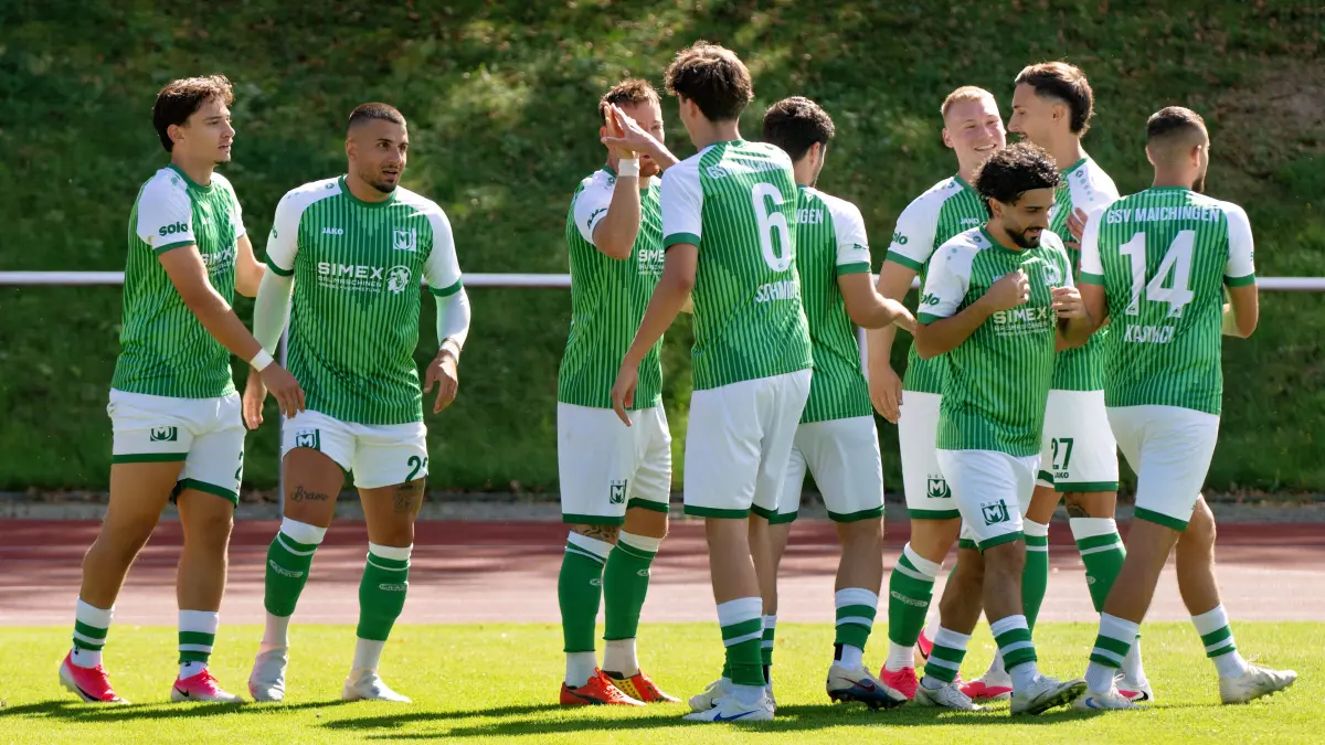 Tor fuer GSV Maichingen, 1.0 Fuehrung,
GSV Maichingen vs. ASV Botnang, Fussball, Baden Wuerttemberg, Landesliga Staffel 2, 5. Spieltag, Saison 2026 2027, 06.09.2026,
Eibner-Pressefoto/Andreas Ulmer