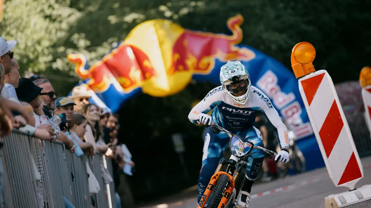Bernard Kerr performs during the Red Bull Stuttgart Cerro Abajo in Stuttgart, Germany on September 5, 2026 // Julian Mittelstaedt / Red Bull Content Pool // SI202609060098 // Usage for editorial use only //