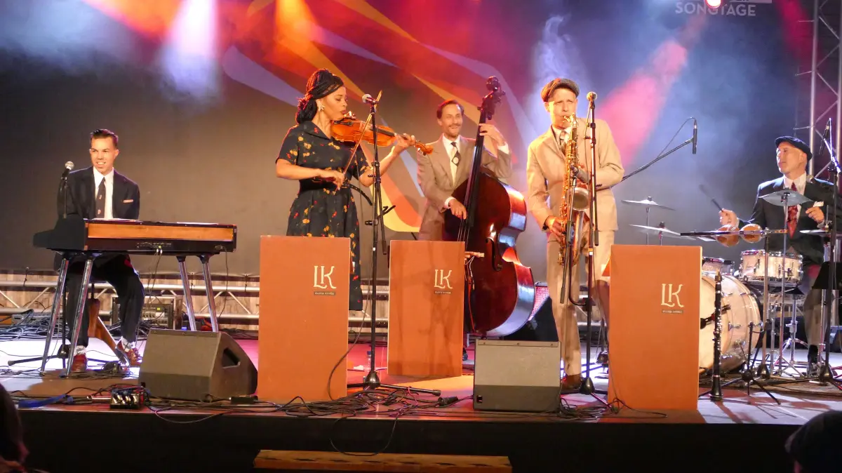 Linda Kyei Swing Combo bei "Sommer am See" in Böblingen